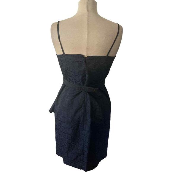 RICKIE FREEMAN TERI JON TAFFETTA EMBELLISHED EVENINGI DRESS SZ 8 - Picture 2 of 3